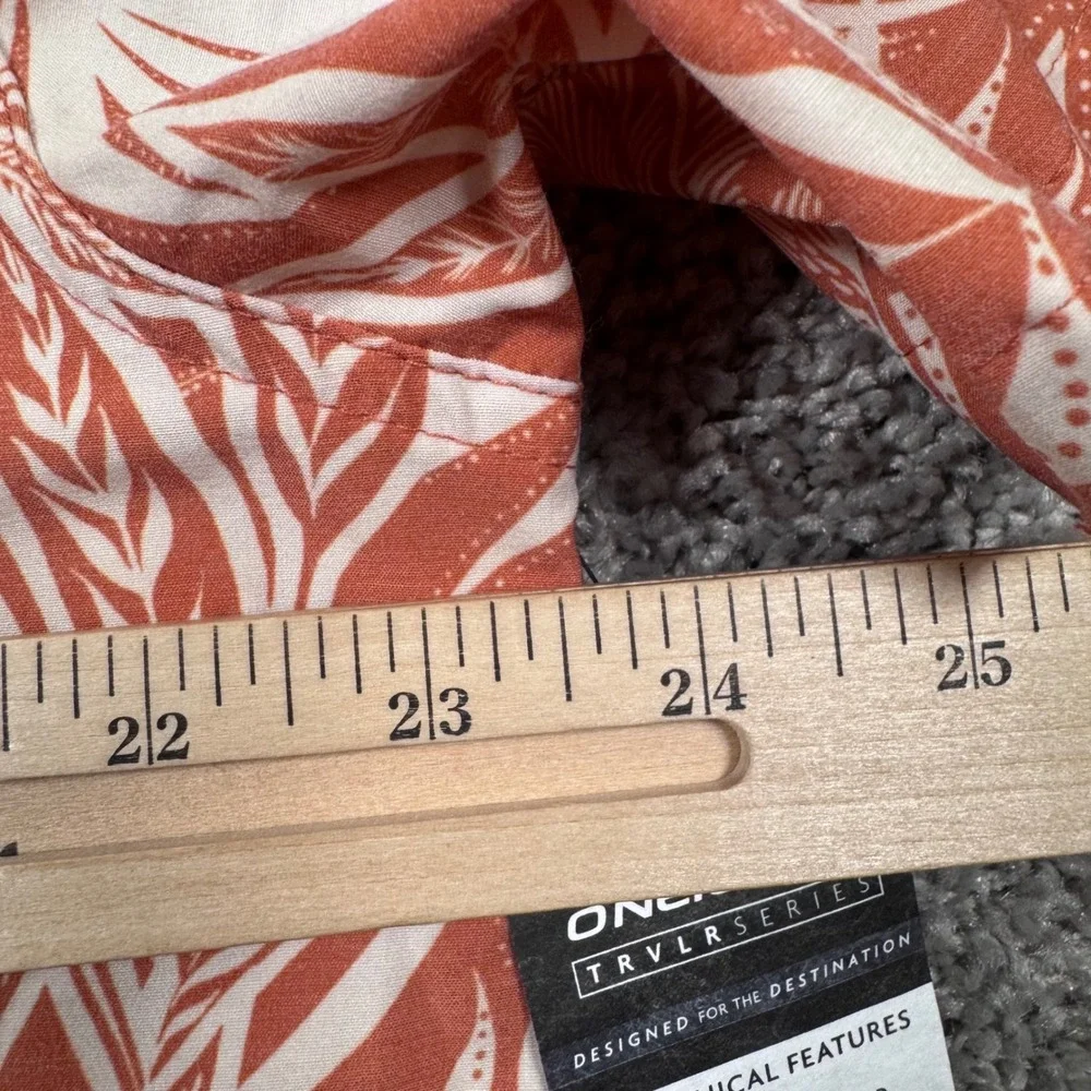 O'Neill TRVLR Traverse Shirt Mens Stretch Tropical Rust XL NEW - Picture 8 of 8